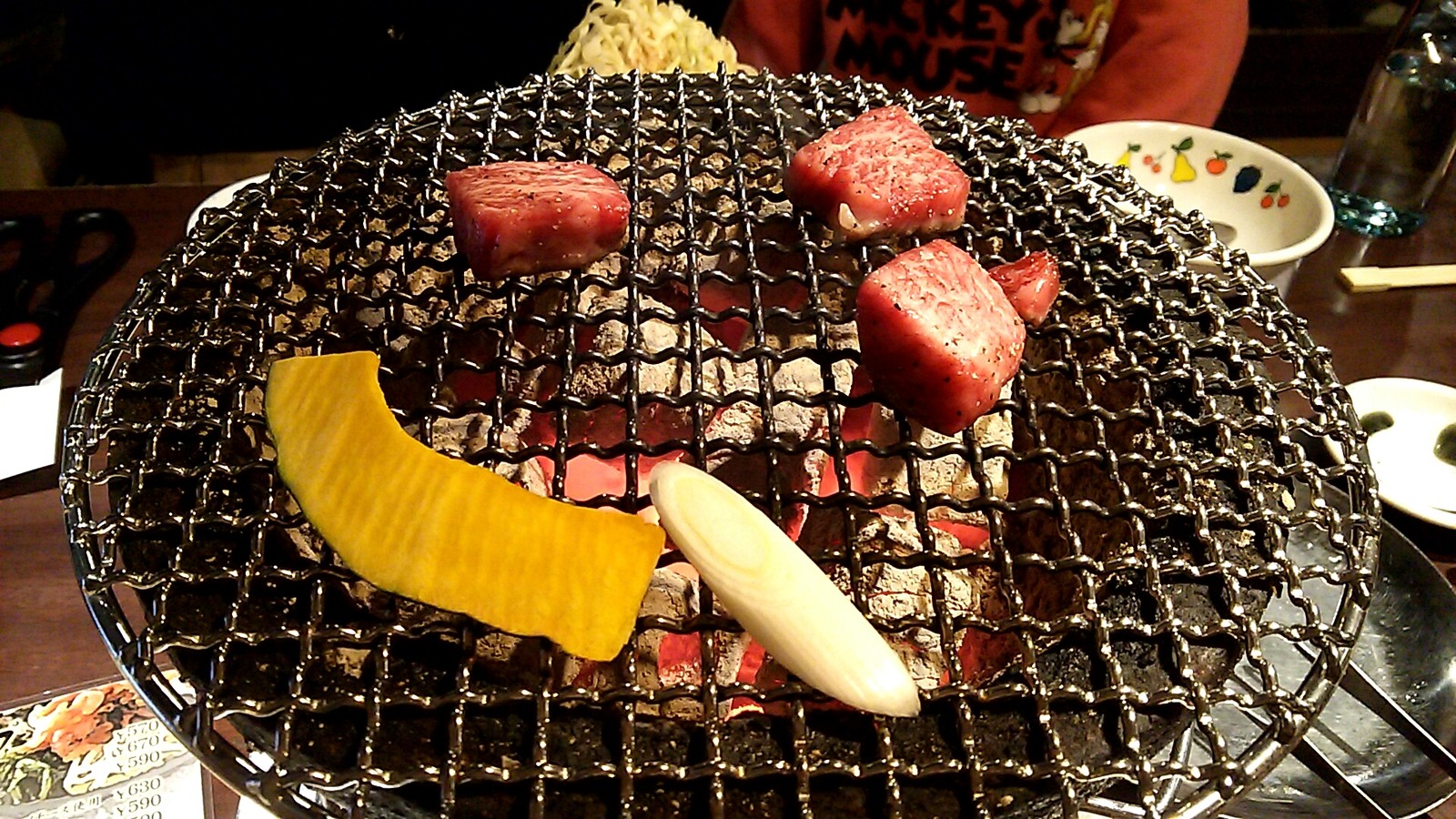 今夜の夕飯 七輪炭火焼肉 味ん味ん 稲城矢野口 矢野口 彷徨私事記