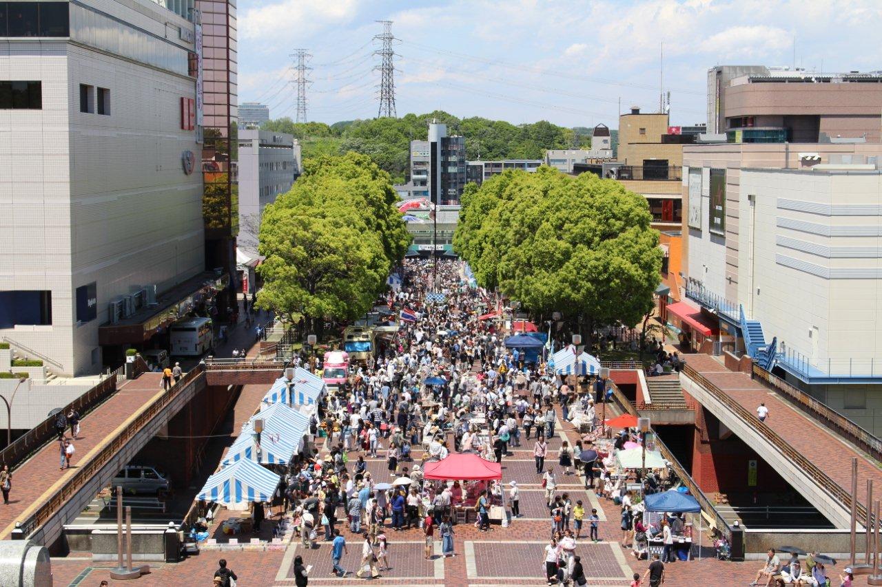 今日の散策 ガーデンシティ 多摩センター こどもまつり 18 多摩センター駅南側一帯 彷徨私事記