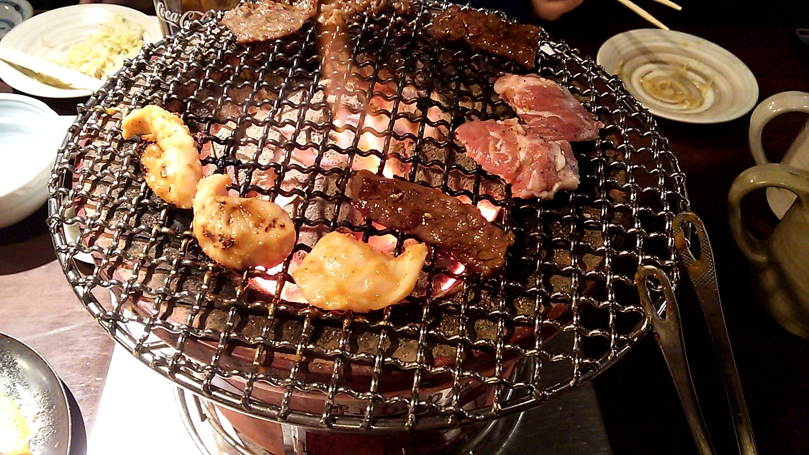 今夜の夕飯 七輪炭火焼肉 味ん味ん 稲城矢野口 矢野口 彷徨私事記