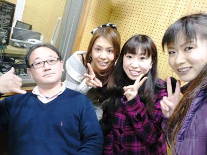 スタジオにて