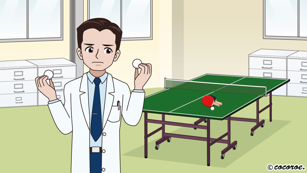 卓球のイラスト 研究者のイラスト テレビ番組イラスト 似顔絵制作ブログ 卓球のイラスト 研究者のイラスト テレビ番組イラスト 似顔絵制作ブログ