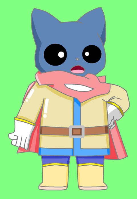 ネコヒーロー 青月