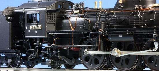 ☆天賞堂 真鍮製 ハイグレードモデル C57形 144号機 岩見沢時代 切り詰