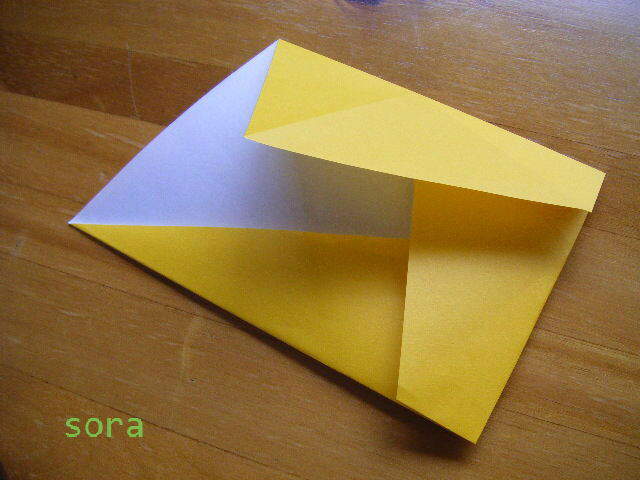 折り紙ポチ袋の一番簡単な折り方 小銭を返すときにも使えます そらぶろ