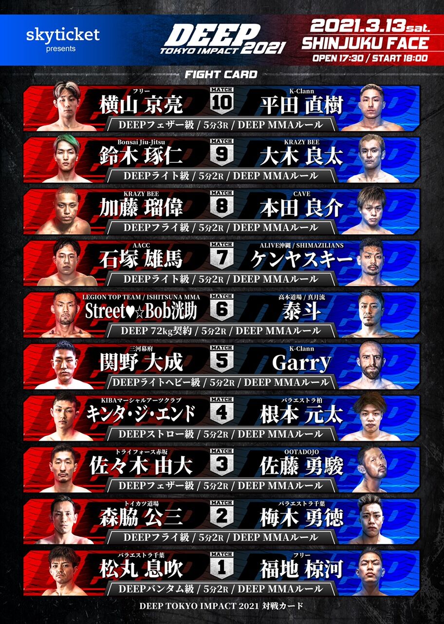 Deep 速報中 Deep Tokyo Impact 2021 Mma The Orange