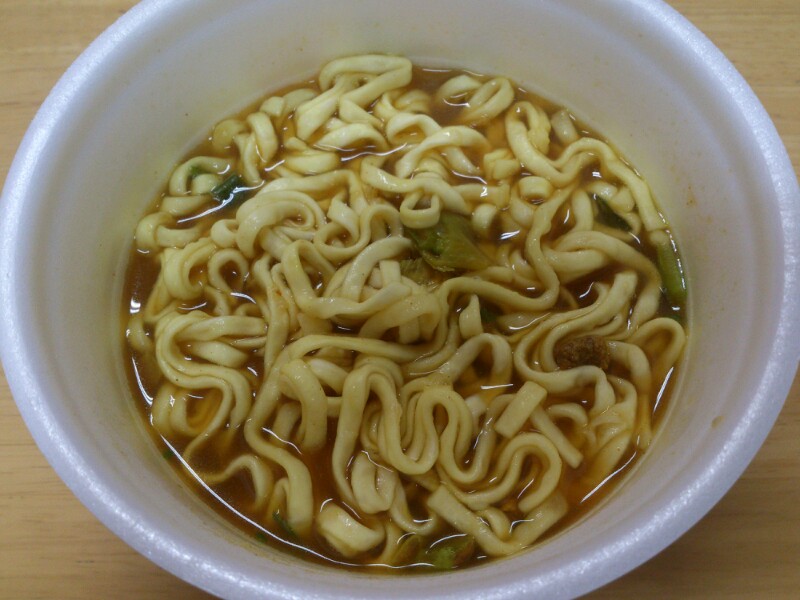 マイフレンド カレーうどん ガラハゲ日記