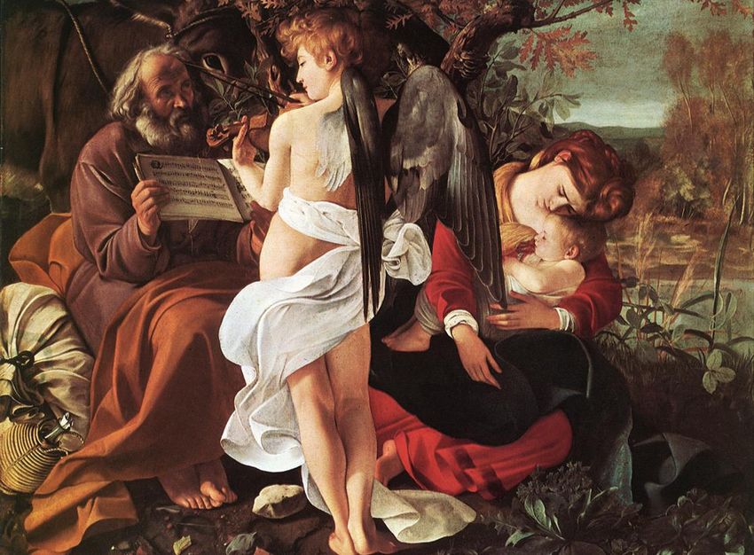 エジプトへの逃避途上の休息 : Renaissance