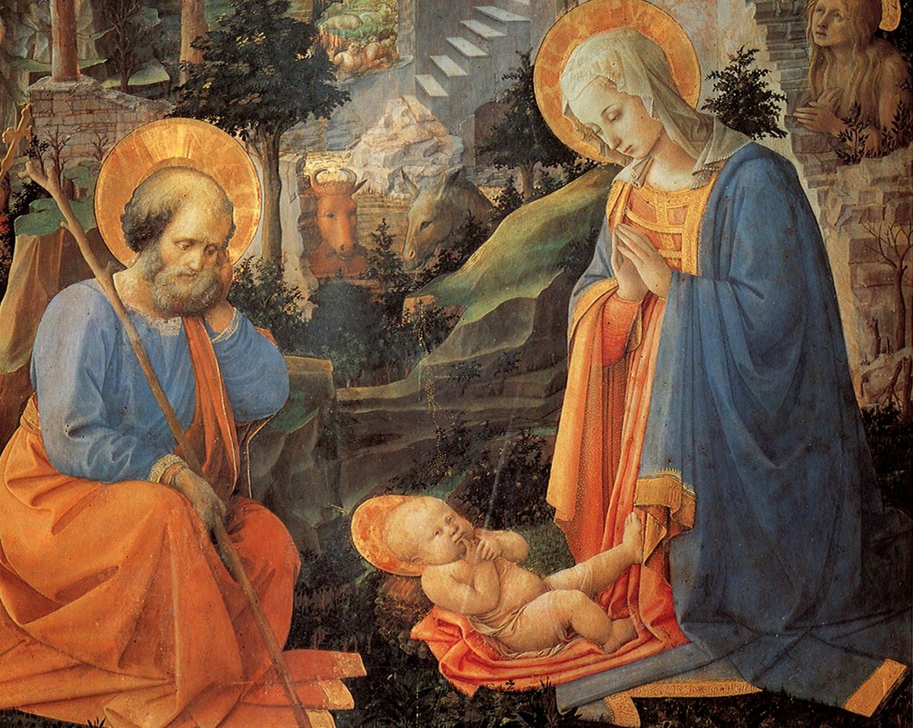幼子キリストの礼拝（Filippo Lippi） : Renaissance