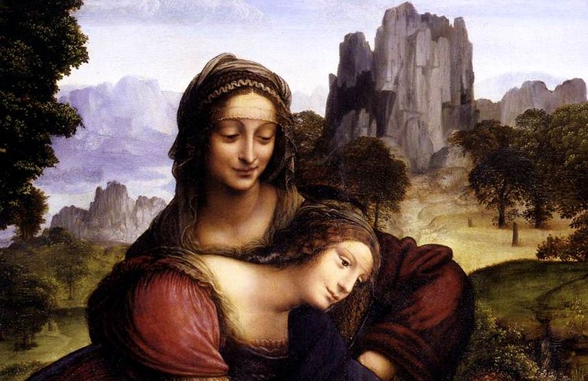 聖アンナと聖母子 Leonardo Renaissance