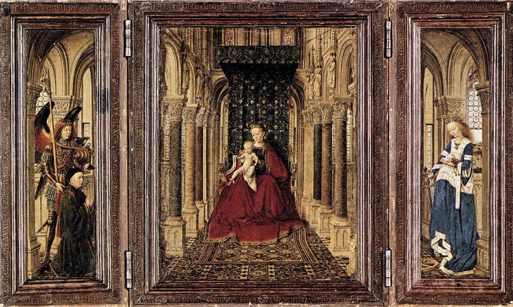 ドレスデンの祭壇画（Eyck) : Renaissance