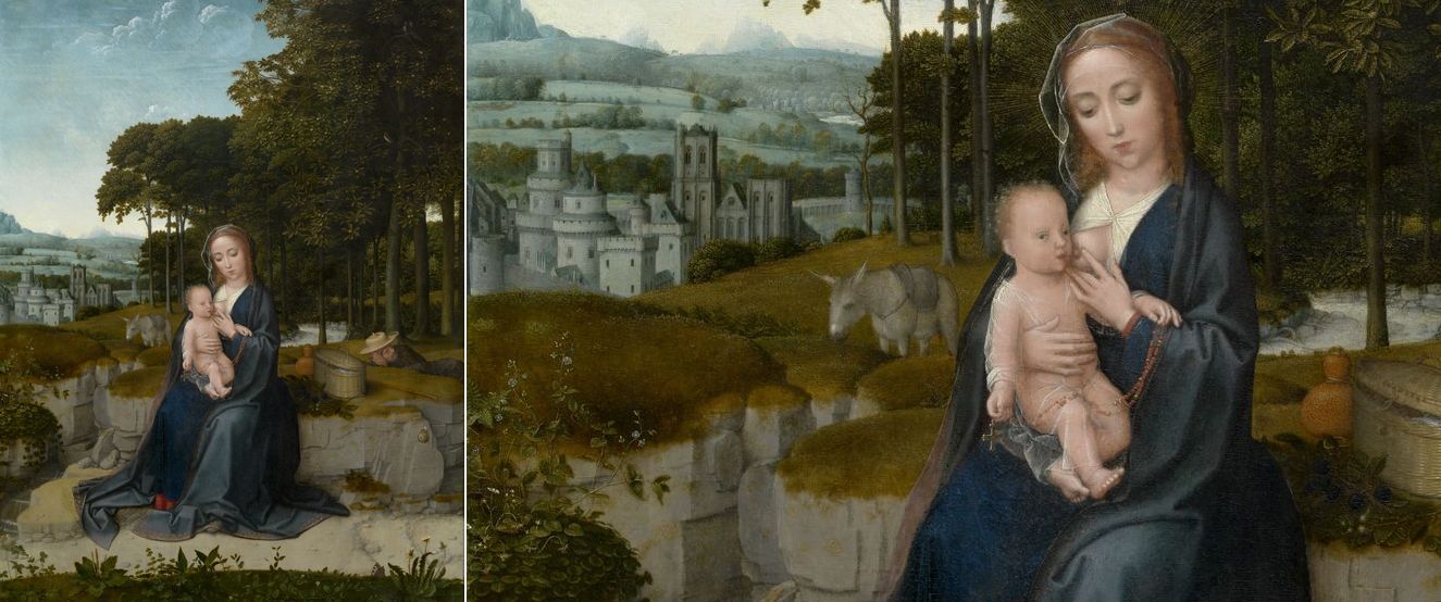 エジプトへの逃避行途上の休息（David） : Renaissance