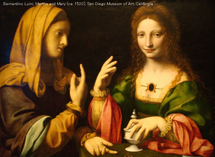 マルタとマグダラのマリア Caravaggio Renaissance