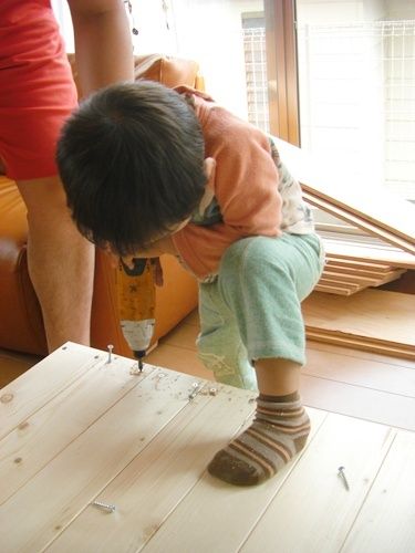 ママに嬉しい木工**子供に優しい木工