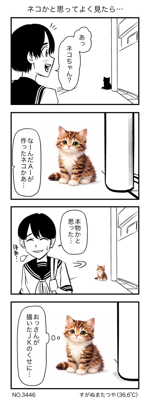 ネコかと思ってよく見たら…