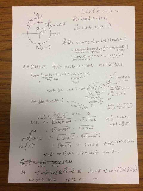入試数学の回廊】一橋大学2020年3番・ベクトルのふりをした2変数の