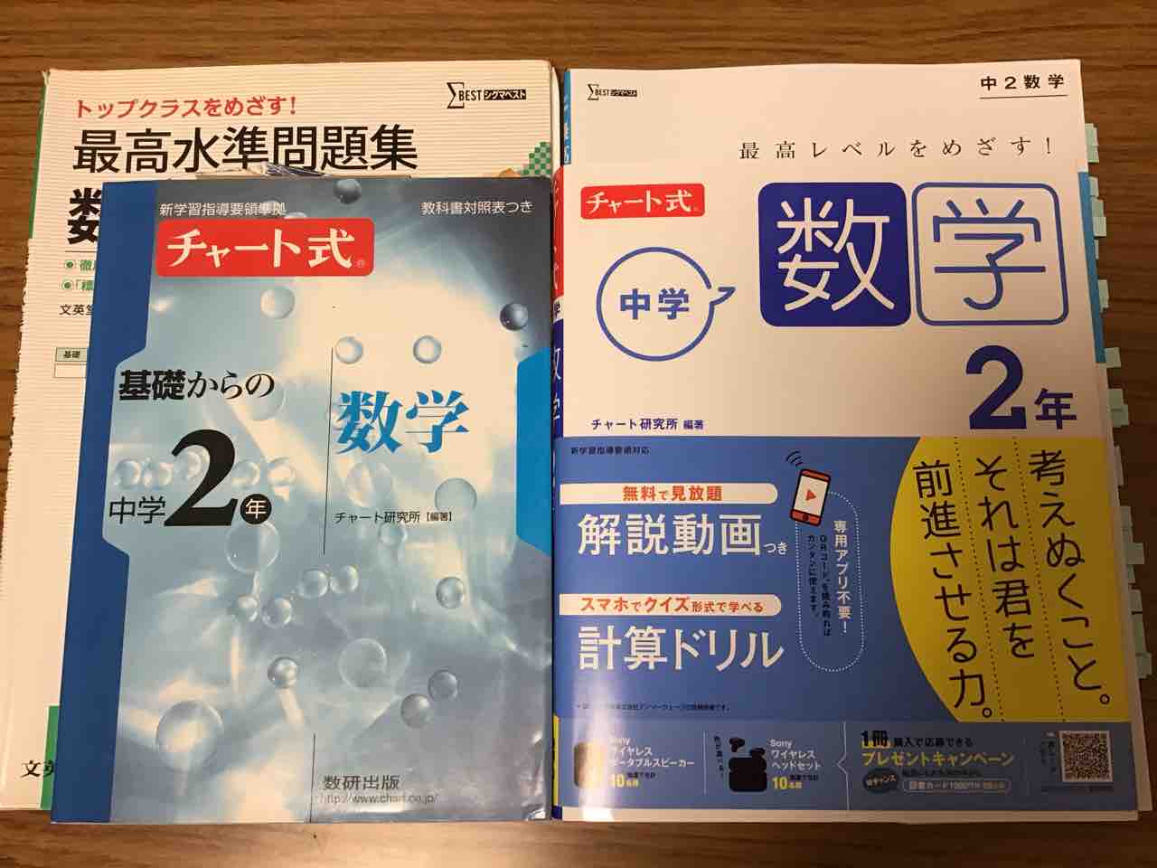 春の新作問題集21 最高水準問題集中２数学 文英堂 新旧を比較 学習村の 国公立へ行こう