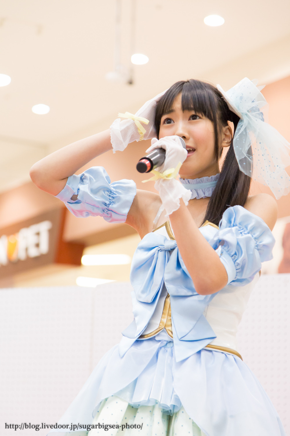 ご当地アイドルフェスティバル イオンモール新発田 横山実郁 Part1 井の中のお写真 仮