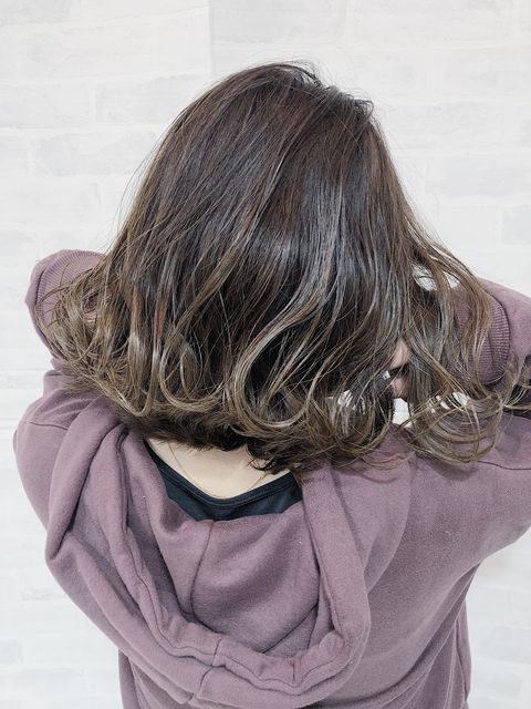 春日部 切りっぱなしボブ 3dグラデーションカラー スギモト美容室 春日部店 春日部 切りっぱなしボブ 3dグラデーションカラー スギモト美容室 春日部店
