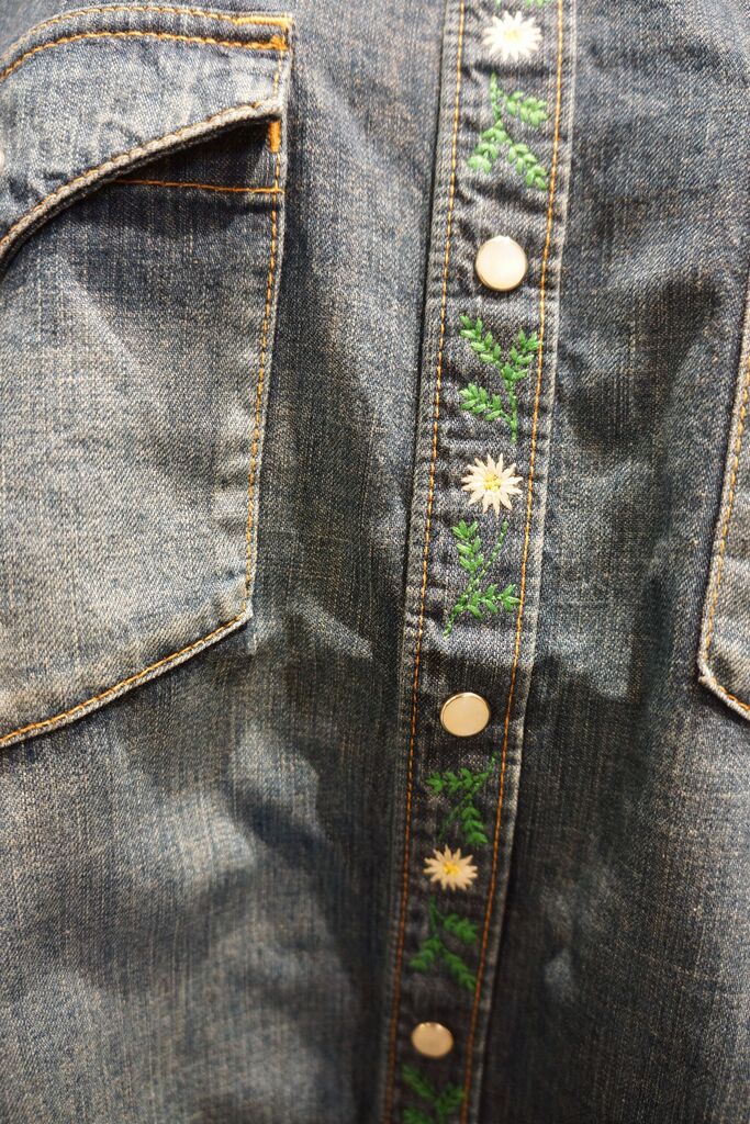 KEITA MARUYAMA（ケイタマルヤマ）Embroidery Denim SH : mode shop