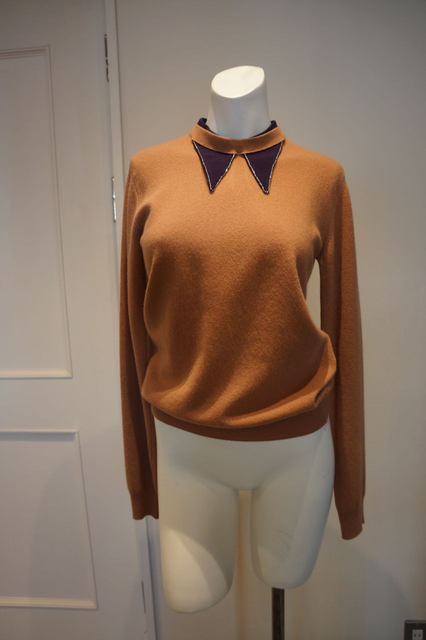 N°ヌメロ ヴェントゥーノビジューカラーニット : mode shop