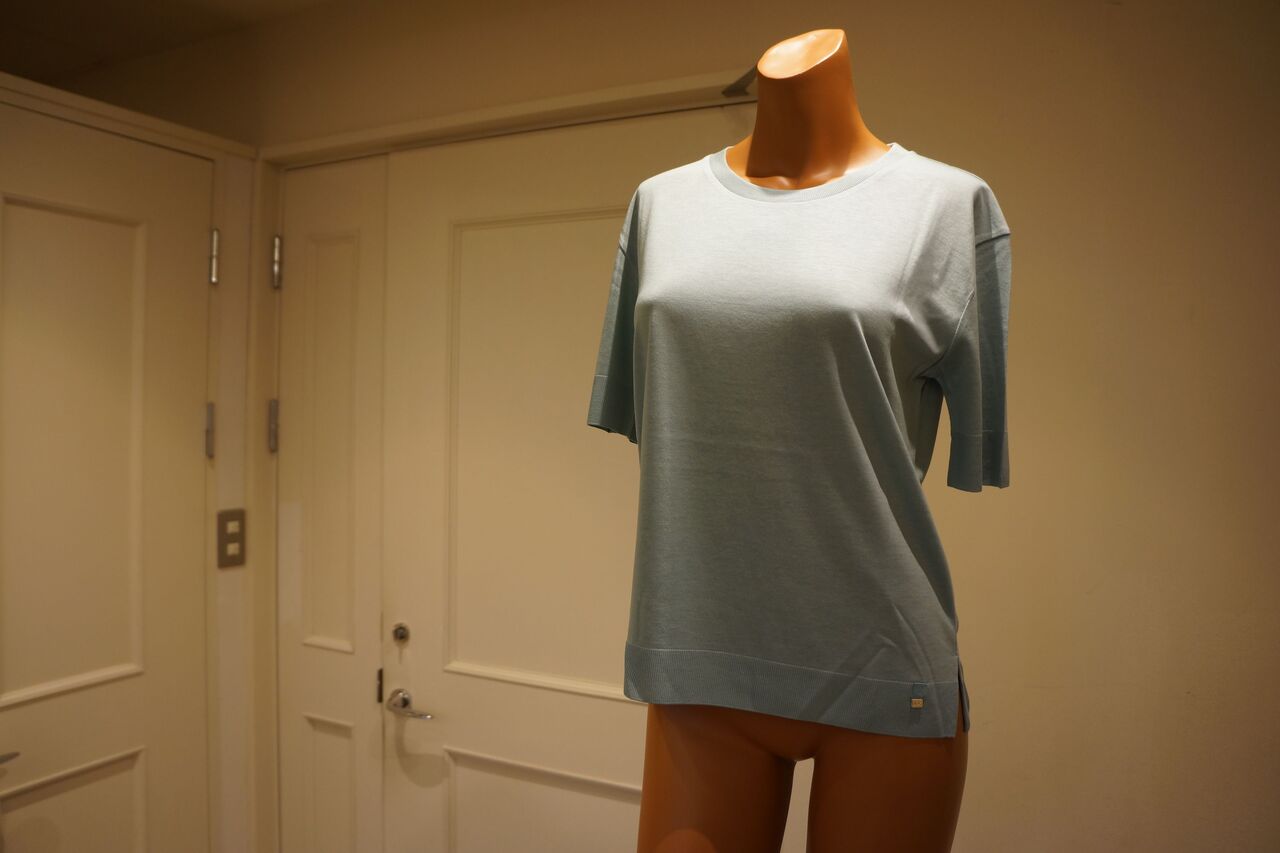 HERNO(ヘルノ)グラムニットエフェクトTシャツ : mode shop HERNO(ヘルノ)グラムニットエフェクトTシャツ : mode shop