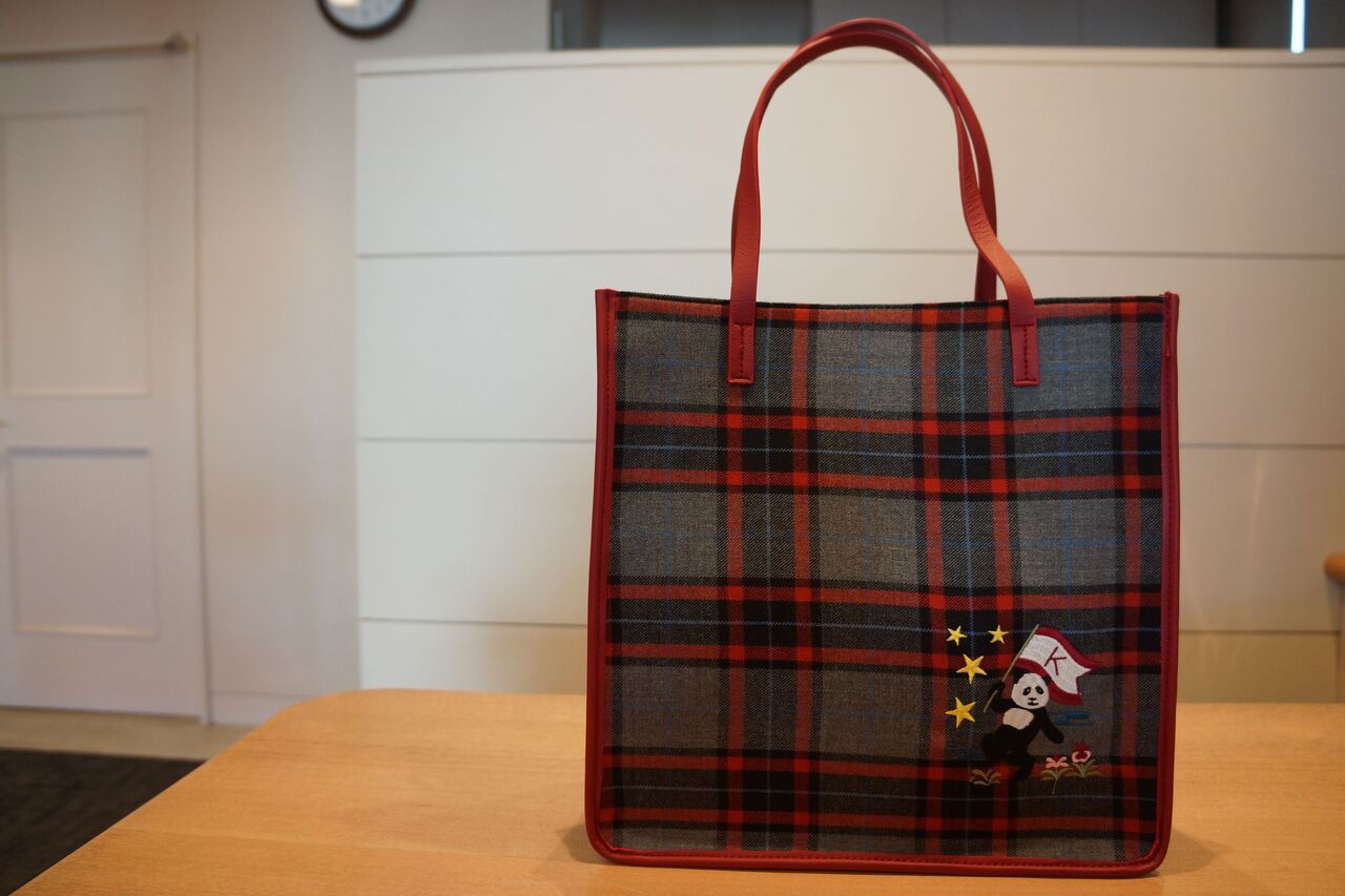 KEITAMARUYAMA(ケイタマルヤマ)Square Tote Bag(チェック KEITAMARUYAMA(ケイタマルヤマ)Square Tote Bag(チェック