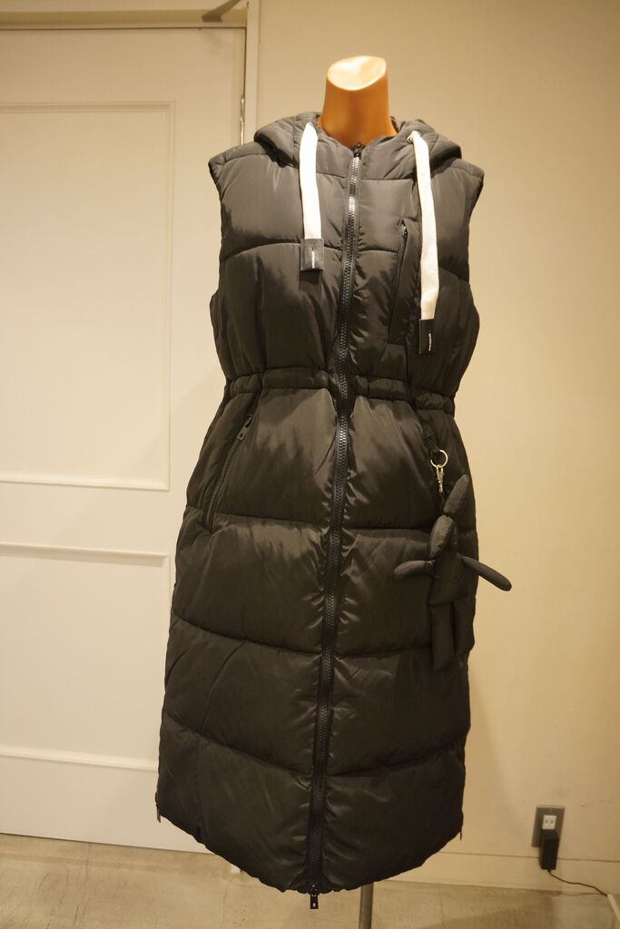 ottod'Ame（オットダム）中綿フーデッドロングジレ : mode shop sugino