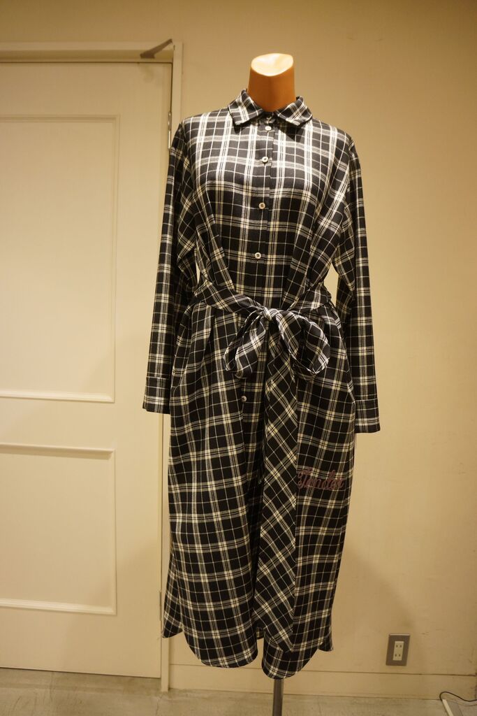 KEITA MARUYAMA（ケイタマルヤマ）Wool Check シャツワンピース