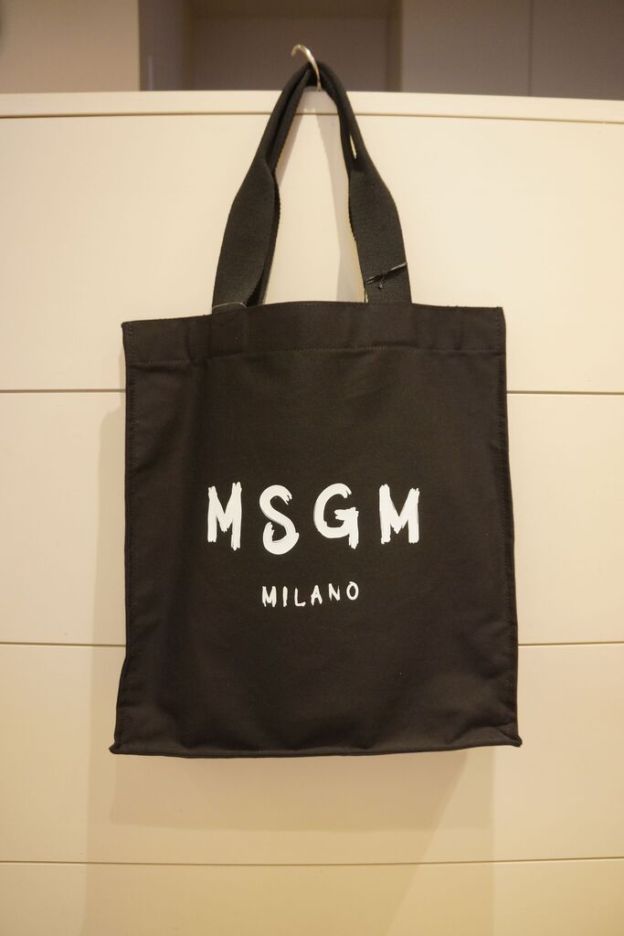 早い者勝ち MSGM（エムエスジーエム)ブランドロゴキャンバストートバッグ バッグ