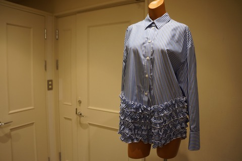 MSGM - MSGM フリル プルオーバー 白 切りっぱなし MSGM - MSGM フリル プルオーバー 白 切りっぱなしの通販 by