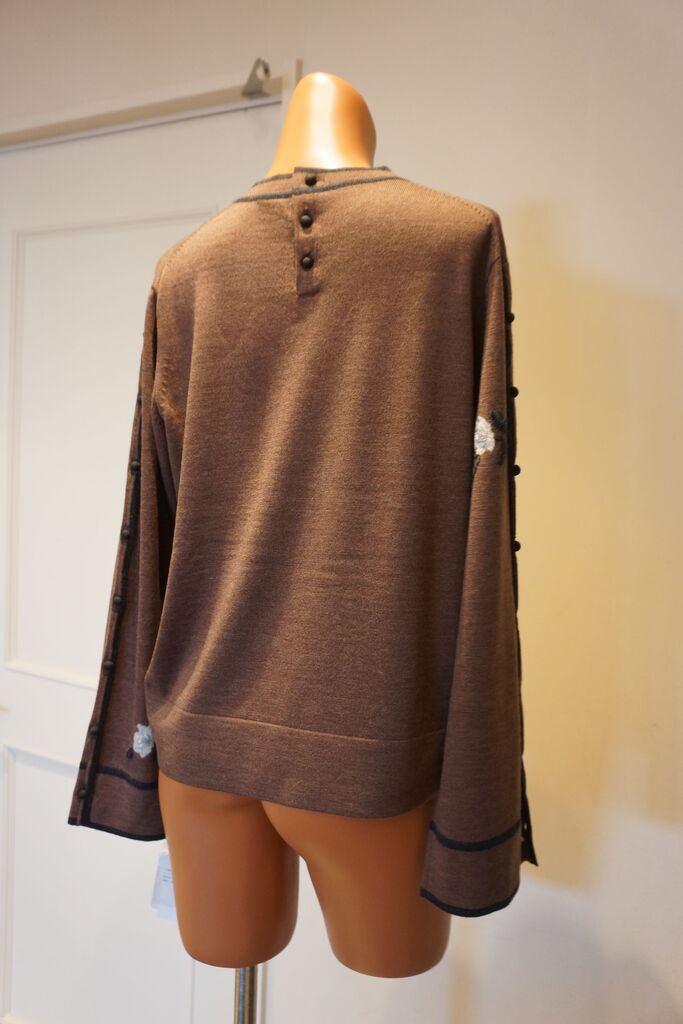KEITA MARUYAMA（ケイタマルヤマ）Flower Motif Intarsia Knit PO