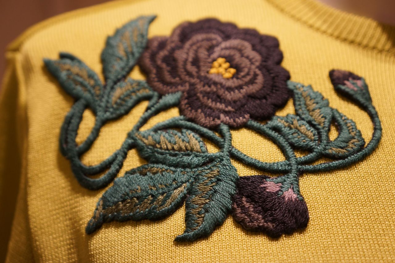 ✳︎KEITA MARUYAMAケイタマルヤマ　華やか刺繍たっぷり♡アンサンブル KEITA MARUYAMA（ケイタマルヤマ）フラワーアップリケ刺繍カーディガン