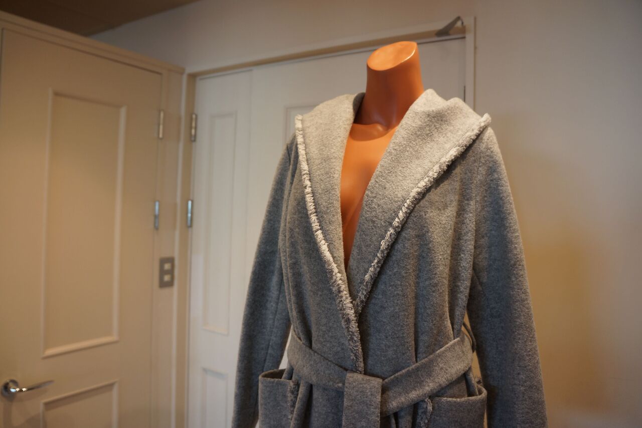 DUAL VIEW（デュアルヴュー）圧縮ウールフリンジコート : mode shop  