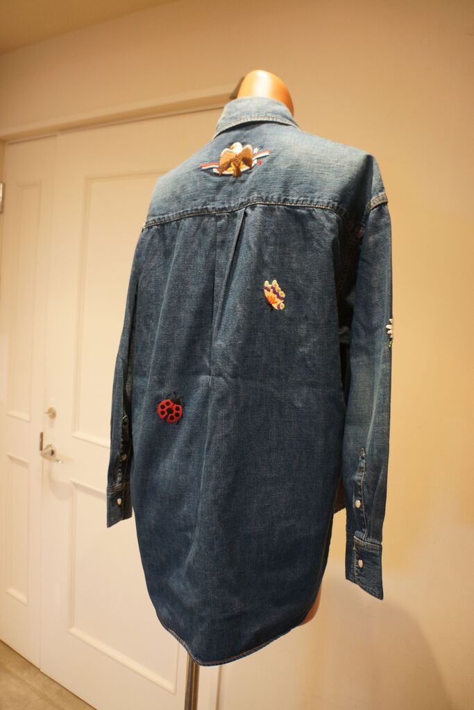 KEITA MARUYAMA（ケイタマルヤマ）Embroidery Denim SH : mode shop