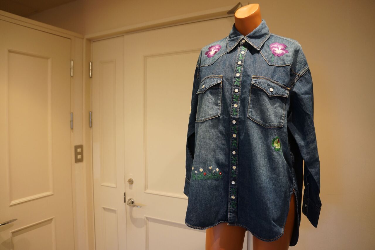 KEITA MARUYAMA ケイタマルヤマ 刺繍ウエスタンデニムシャツ KEITA MARUYAMA（ケイタマルヤマ）Embroidery Denim SH : mode shop