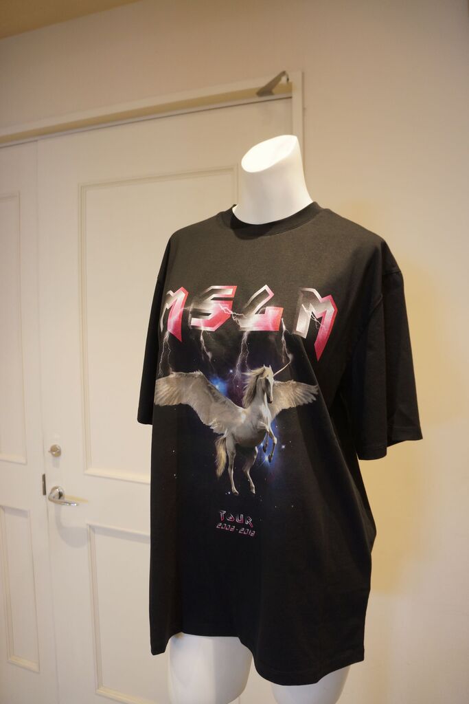 MSGM ペガサスプリントTシャツ 20SS