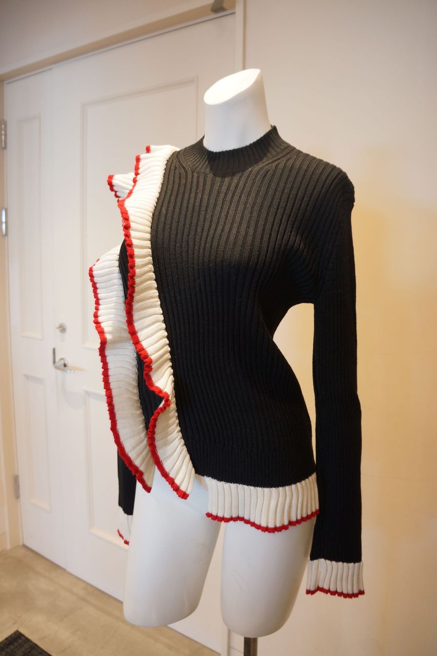 MSGM（エムエスジーエム）フリルニットプルオーバー : mode shop