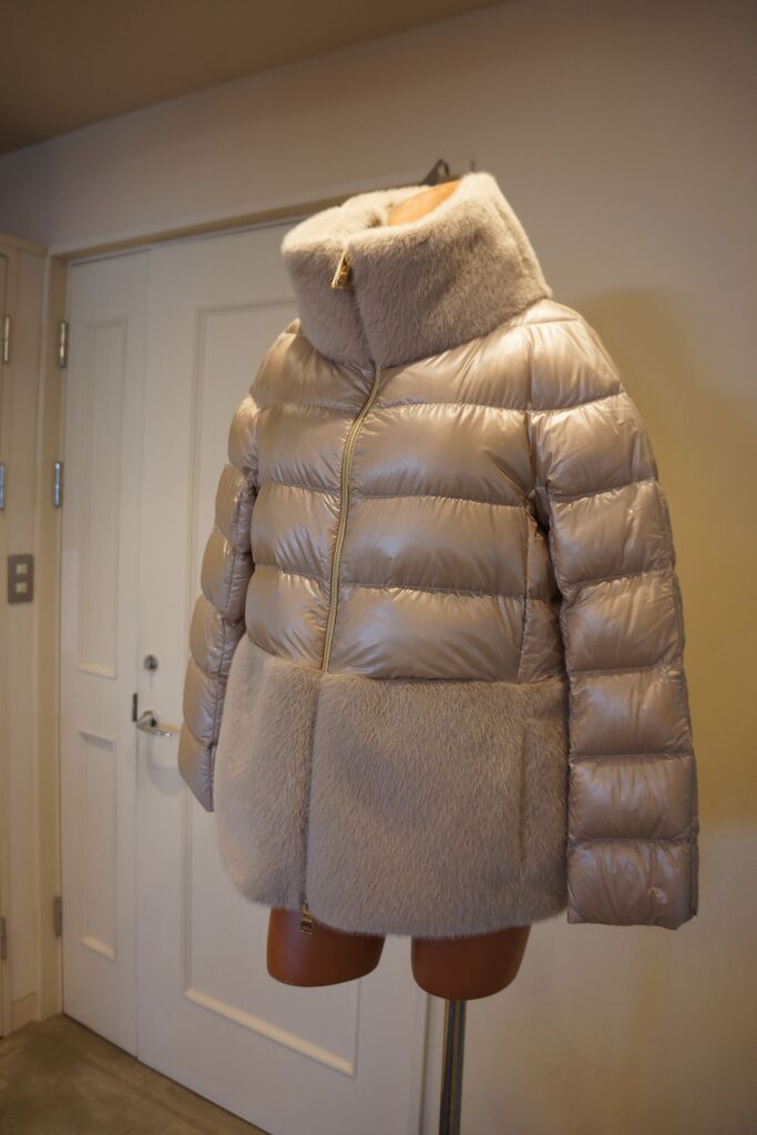 HERNO（ヘルノ）ナイロンウルトラライト＆ニューレディフェイクファー