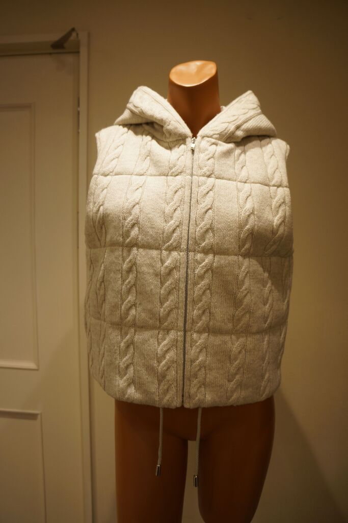 DUAL VIEW（デュアルヴュー）ケーブルニットダウンベスト : mode shop