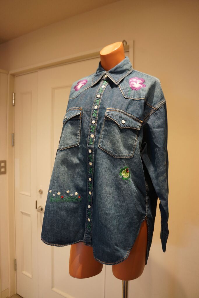 KEITA MARUYAMA（ケイタマルヤマ）Embroidery Denim SH : mode shop