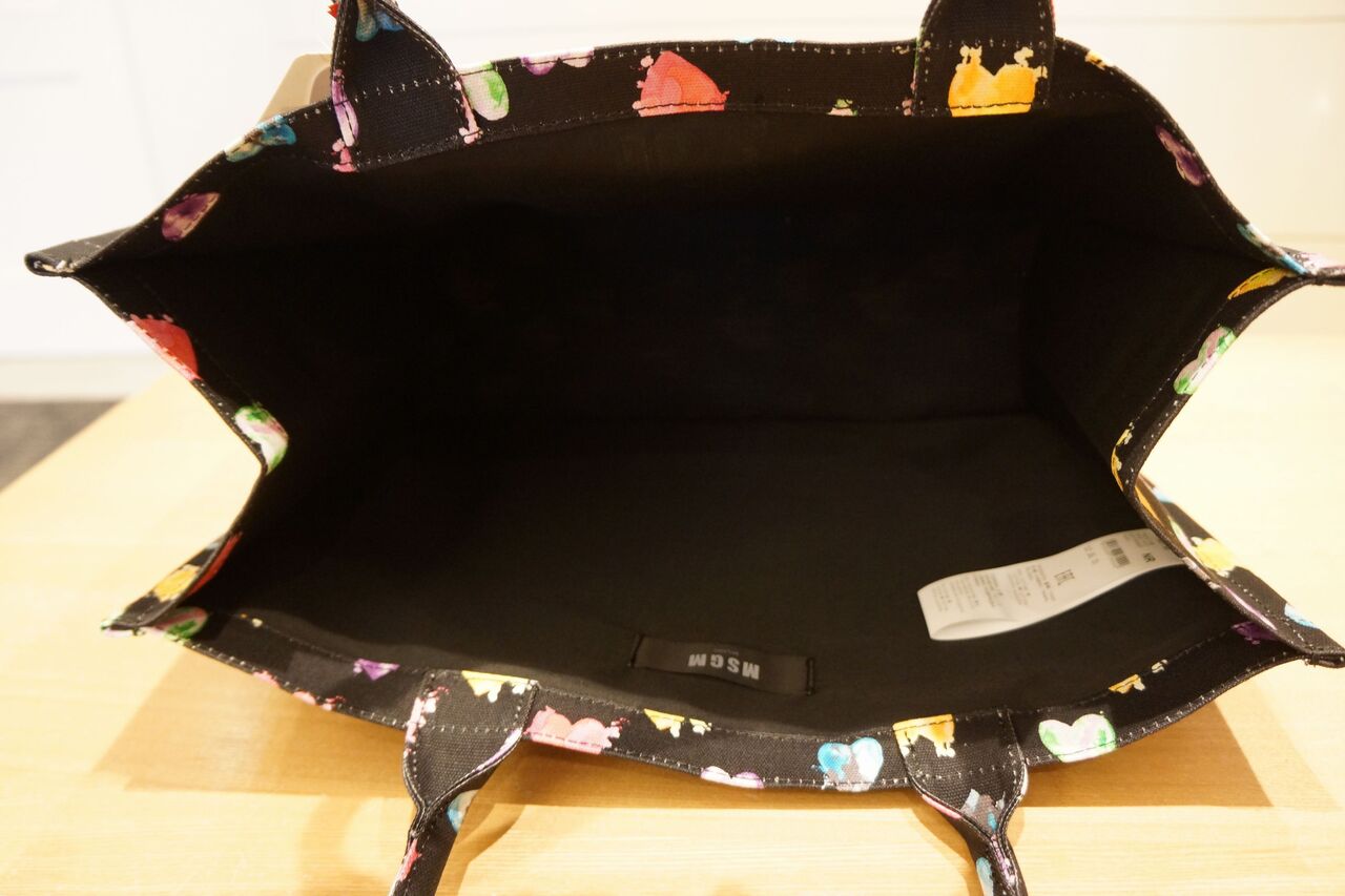 MSGM(エムエスジーエム)ハートモチーフトートバッグ : mode shop ...