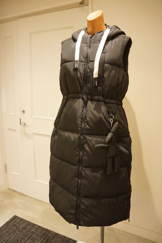 ottod'Ame オットダム　中綿フーデットベスト　ポンチョ ottod'Ame（オットダム）中綿フーデッドロングジレ : mode shop sugino