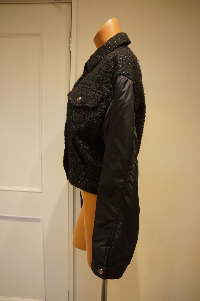 MSGMのツイードジャケット MSGM ツイード ジャケット | ブルー | FARFETCH JP