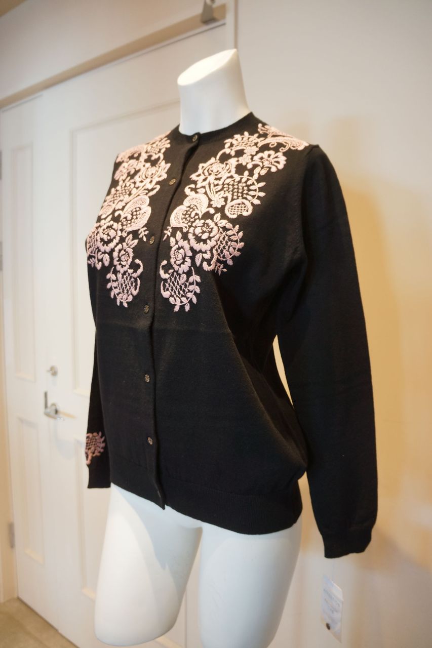 KEITA MARUYAMA（ケイタマルヤマ）フラワー刺繍カーディガン : mode