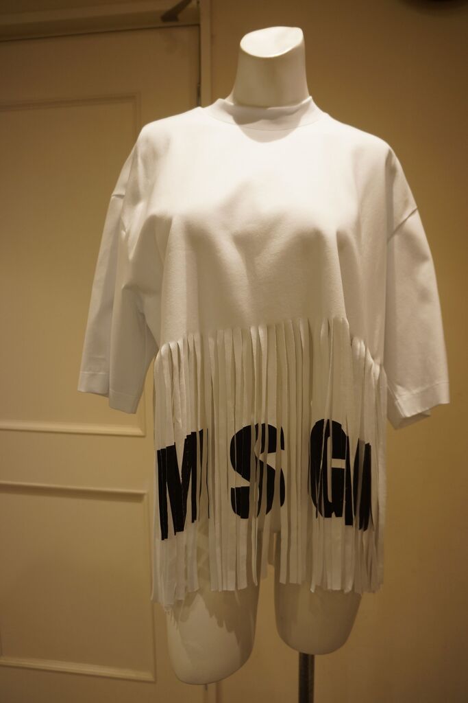 MSGM MSGM Girls Cropped Logo Sweatshirt in Pink | Childsplay