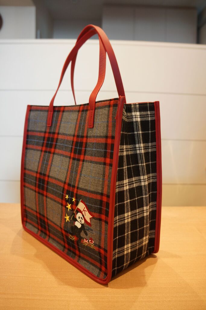 KEITAMARUYAMA(ケイタマルヤマ)Square Tote Bag(チェック KEITAMARUYAMA(ケイタマルヤマ)Square Tote Bag(チェック