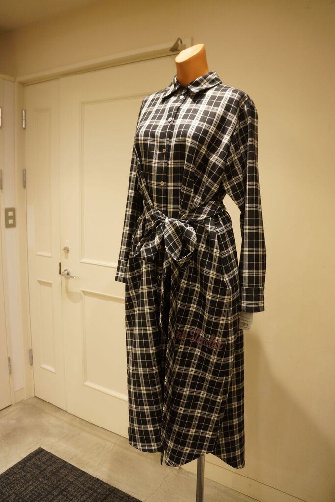 ナナ様希少　ケイタマルヤマ　パッチワークシャツワンピース　チェック　羽織 KEITA MARUYAMA（ケイタマルヤマ）Wool Check シャツワンピース