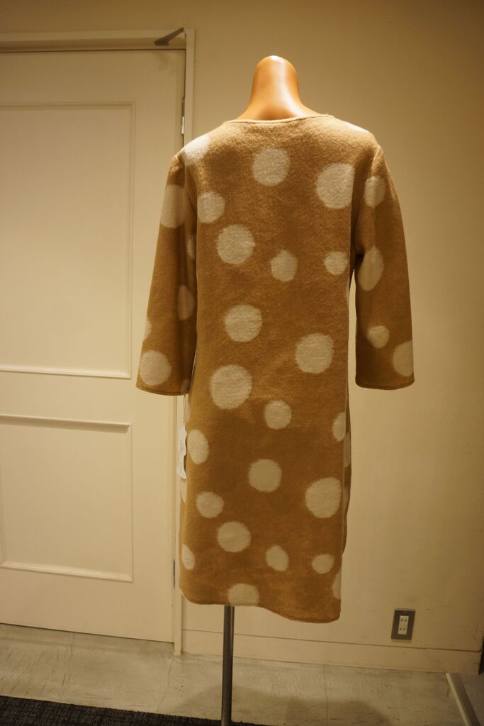 YUKI TAKASE（ユキタカセ）ドット柄カットワンピース : mode