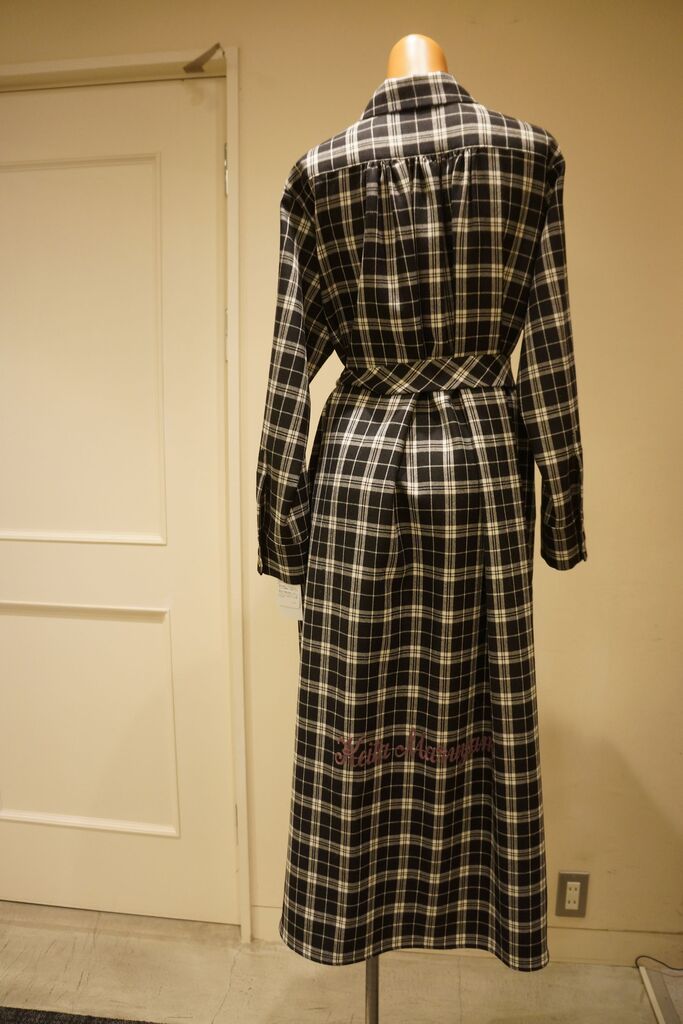 KEITA MARUYAMA（ケイタマルヤマ）Wool Check シャツワンピース