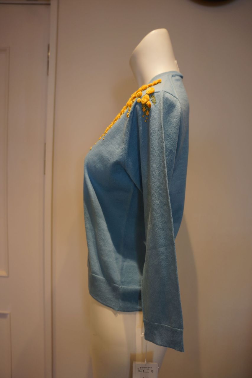 KEITA MARUYAMA(ケイタマルヤマ)ミモザ刺繍カーディガン KEITA MARUYAMA(ケイタマルヤマ)ミモザ刺繍カーディガン